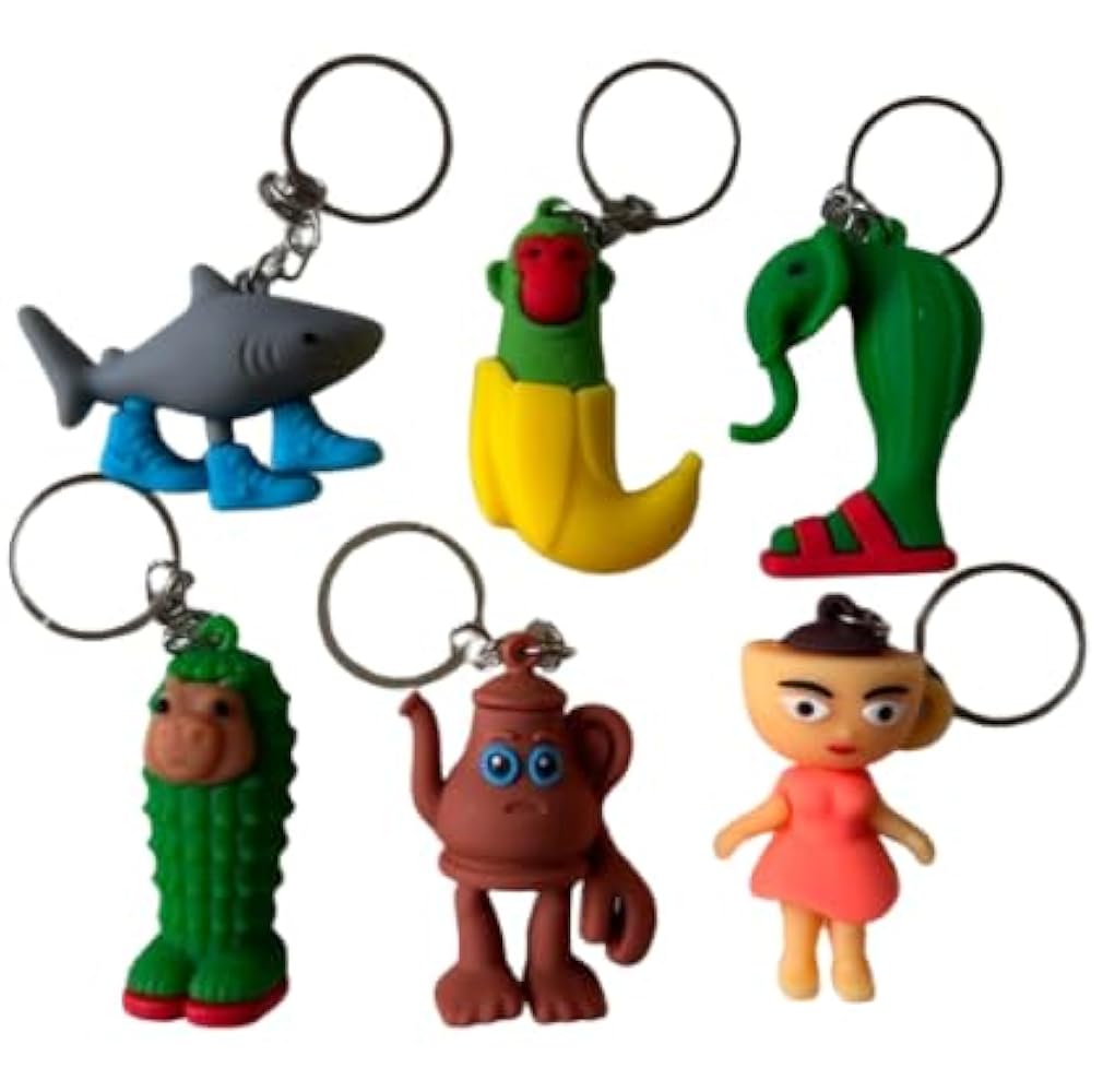 イタリアンブレインロット キーホルダー Amazon.co.jp: イタリアンブレインロット 立体キー ホルダー 6本